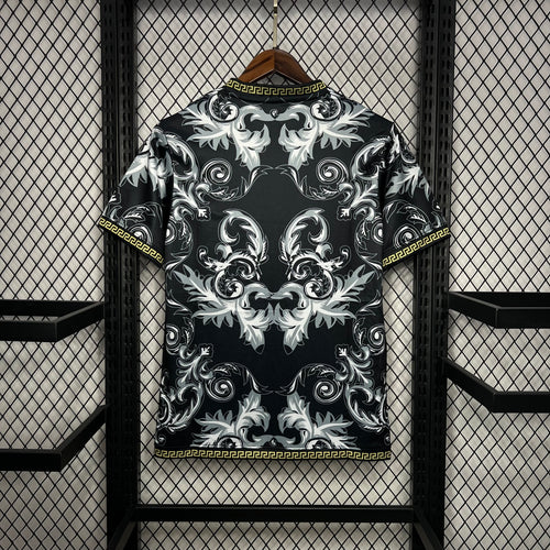 איטליה חולצת ספיישל וורסאצה שחורה VERSACE