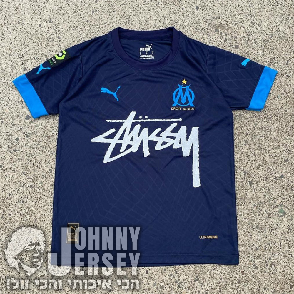 אולימפיק מרסיי כחולה מהדורה מוגבלת סטוסי STUSSY