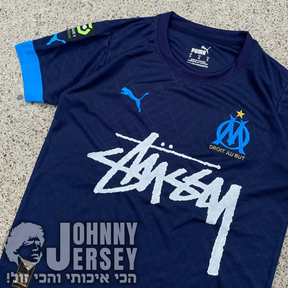 אולימפיק מרסיי כחולה מהדורה מוגבלת סטוסי STUSSY