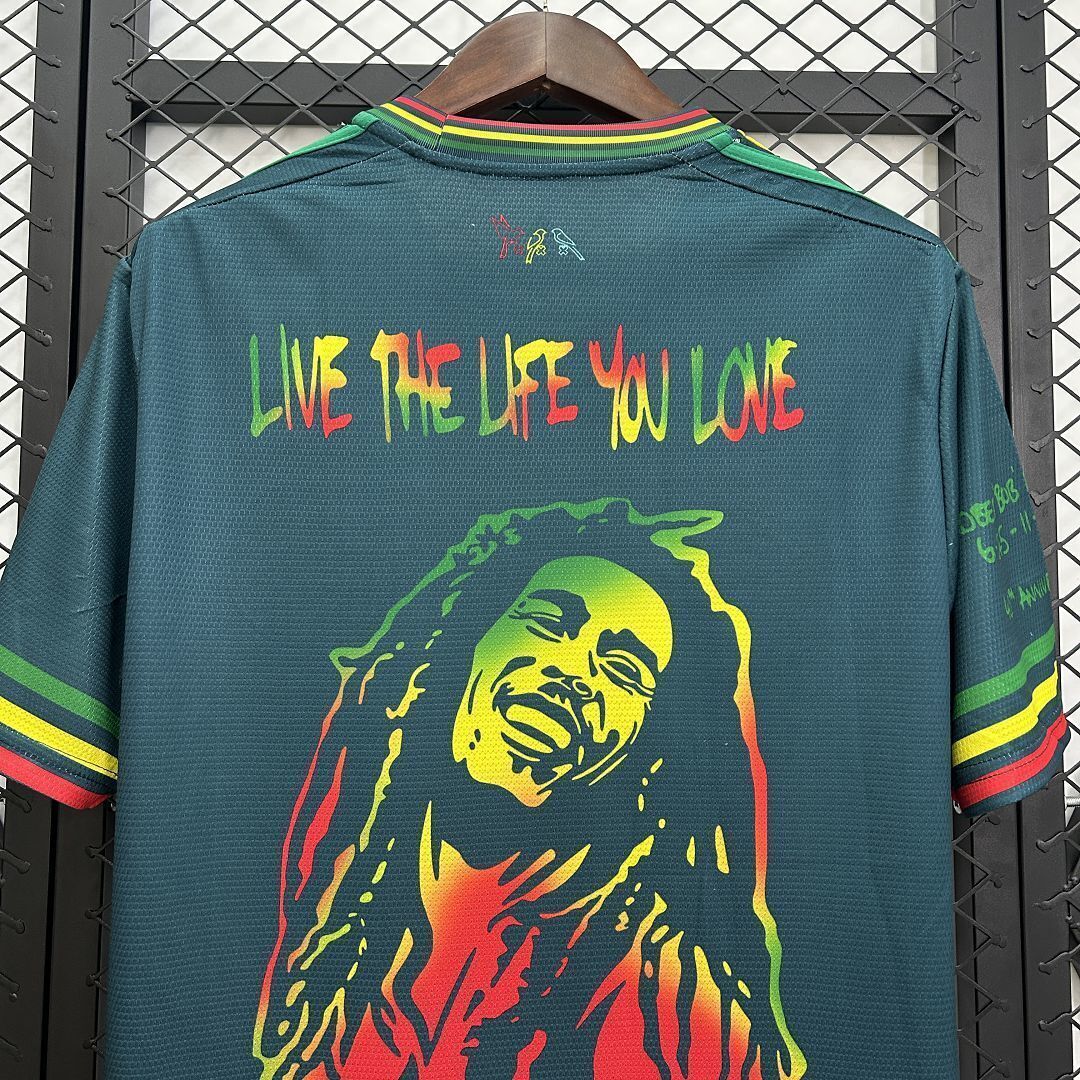 חולצת אייאקס מיוחדת 2025/26 בוב מארלי BOB MARLEY ירוקה