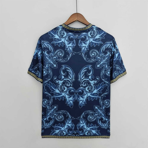 איטליה חולצת ספיישל וורסאצה כחולה VERSACE