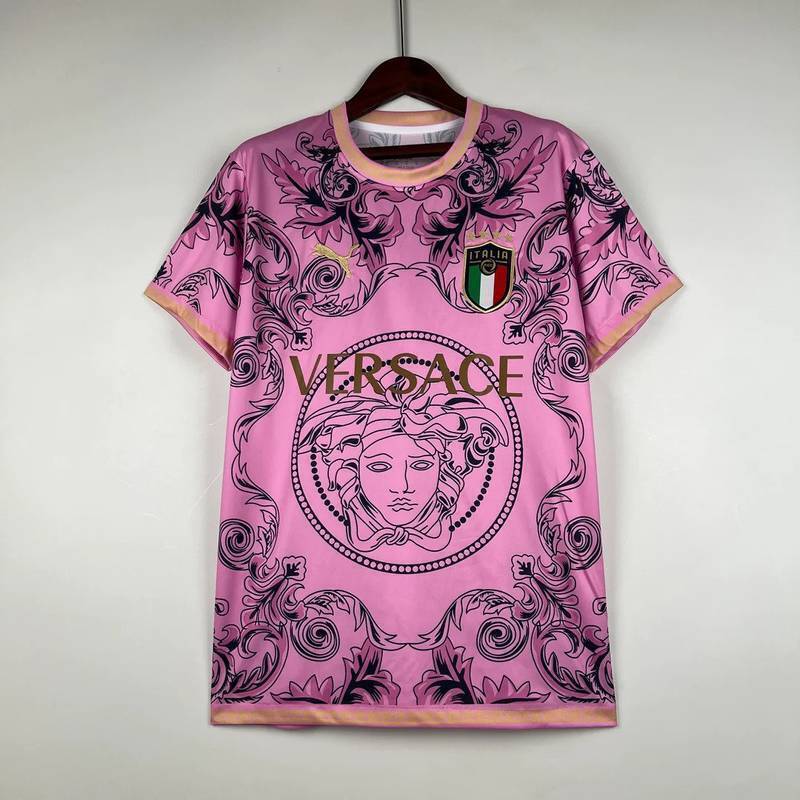 איטליה חולצת ספיישל וורסאצה ורודה VERSACE