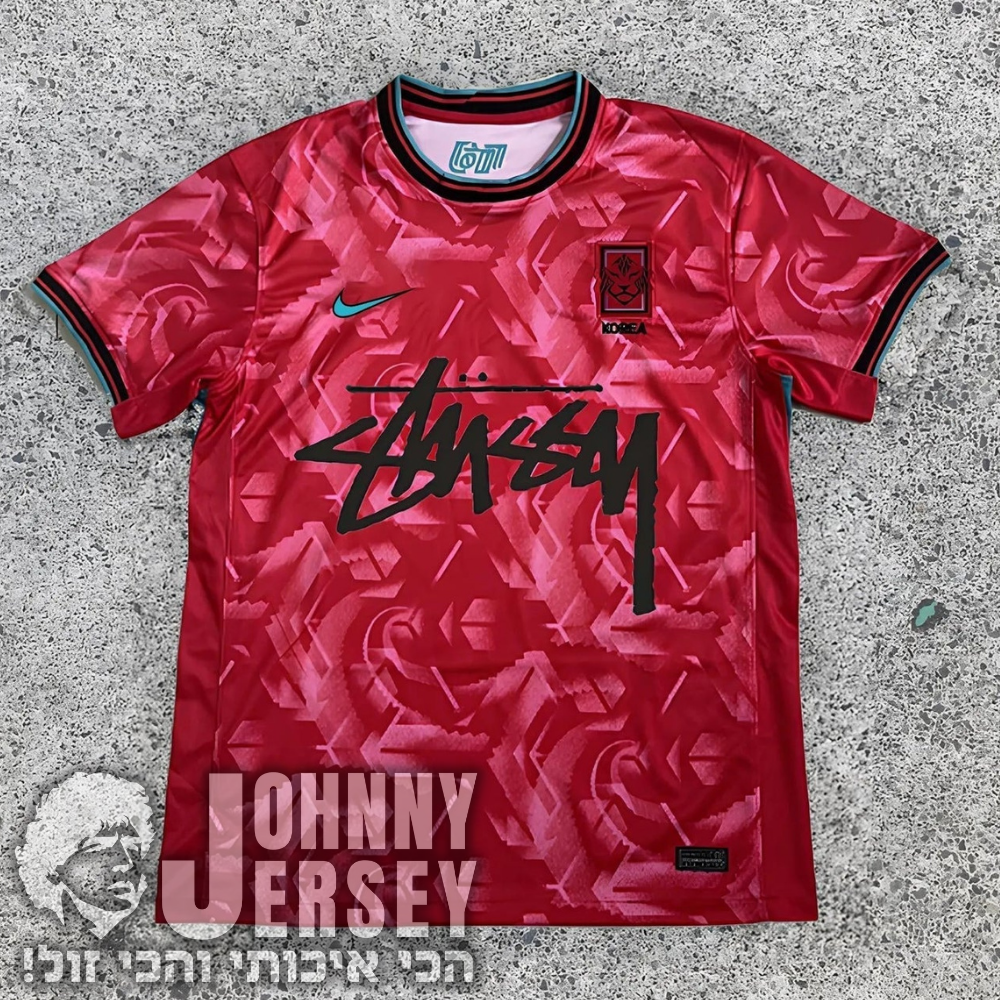 דרום קוריאה אדומה מהדורה מוגבלת סטוסי STUSSY