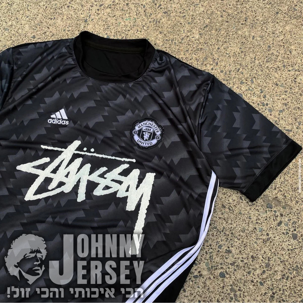 מנצ'סטר יונייטד שחורה מהדורה מוגבלת סטוסי STUSSY