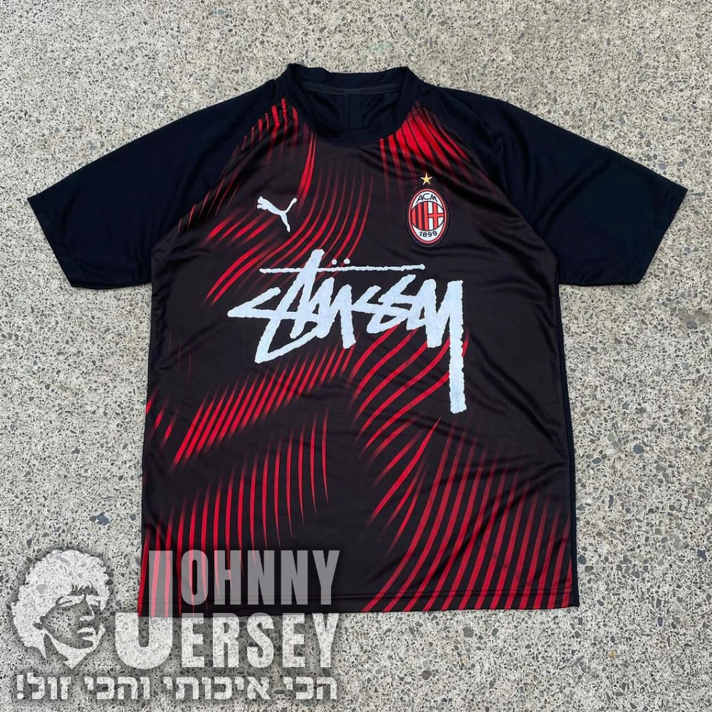 מילאן שחורה מהדורה מוגבלת סטוסי STUSSY