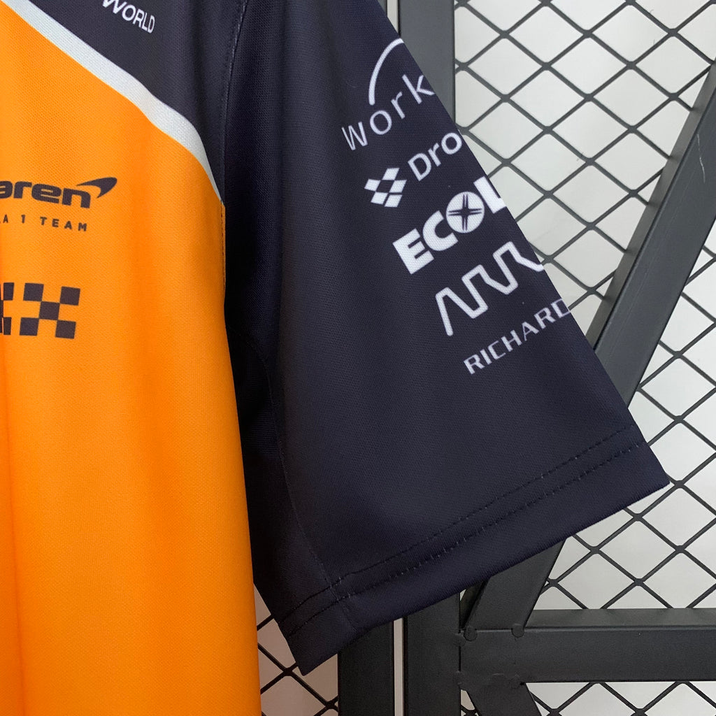 חולצת פורמולה 1 - 2025 Castore McLaren Team
