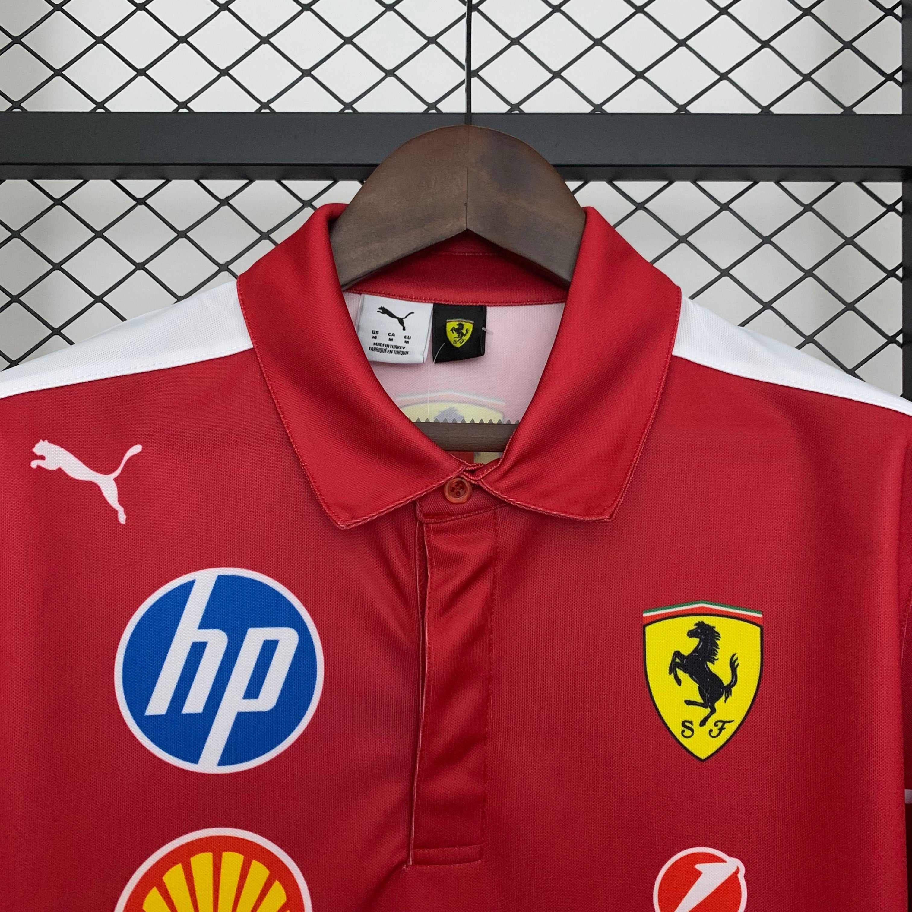 חולצת פורמולה 1 - Scuderia Ferrari HP 2025 Team פולו