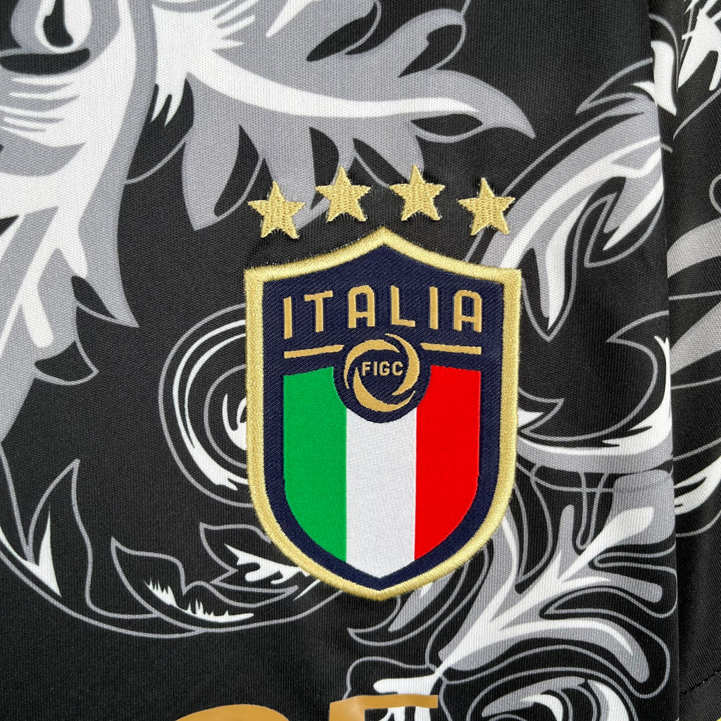 איטליה חולצת ספיישל וורסאצה שחורה VERSACE